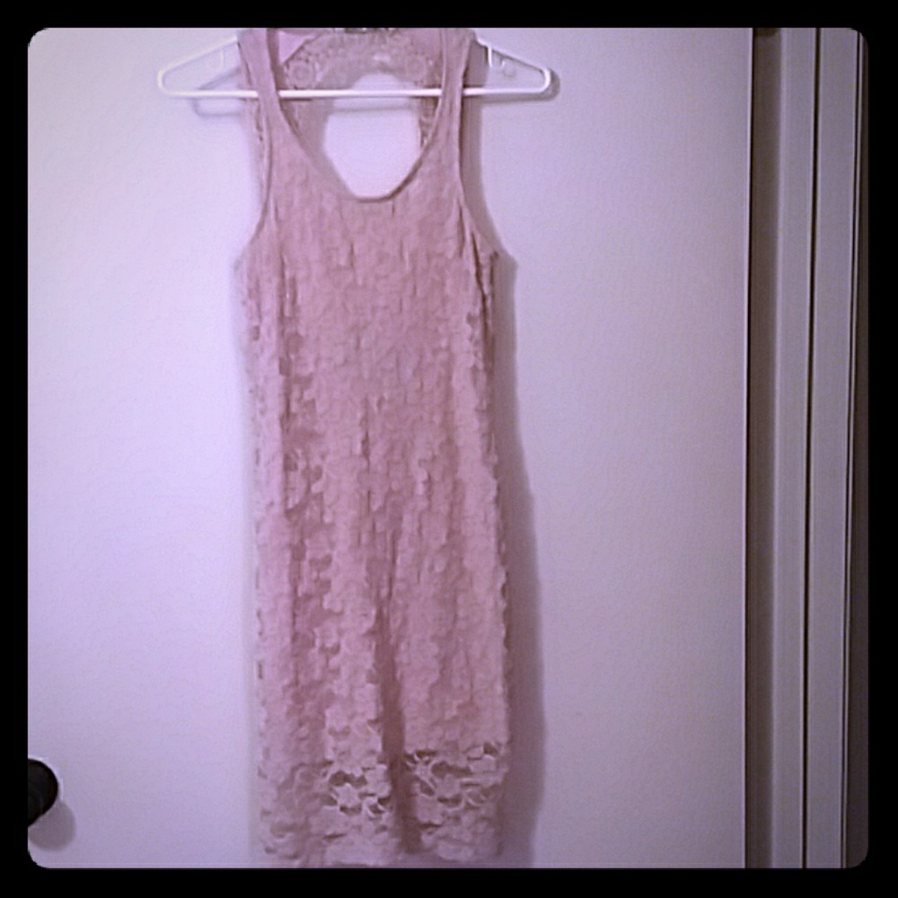 Pastel pink dress